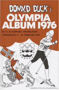 Forside Donald Duck's Olympiaalbum 1976