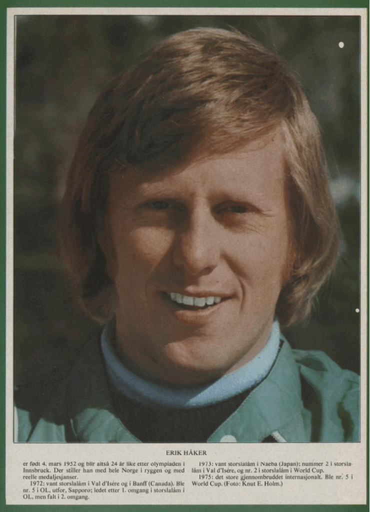 Faksimile Programbladet nr 5/1976 - presentasjon av Erik Håker