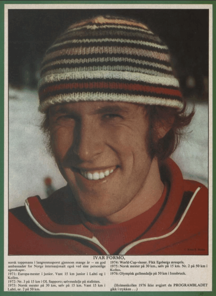 Faksimile Programbladet nr 12/1976 - presentasjon av Ivar Formo